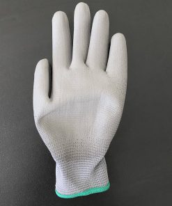 GĂNG TAY SỢI XÁM BÀN PHỦ PU